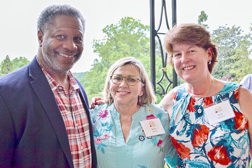 Massey director (left) pictured with Board members Becky Massey (center) and Amy Williams