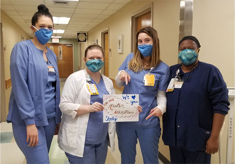 RadOnc team with masks